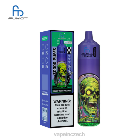 Vape Czech Republic - Fumot Tornado 30k hudby broskvový mango ananas LL82L21