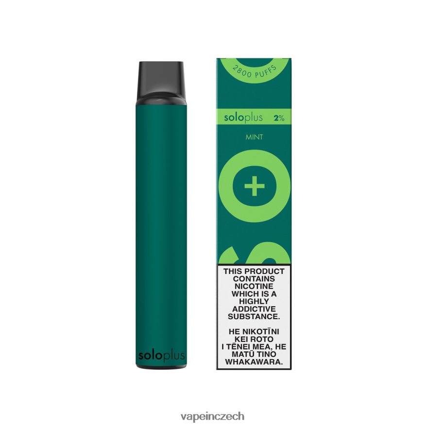 Vape Czech Republic - Solo Plus jednorázová vapa J2Z68T33 máta