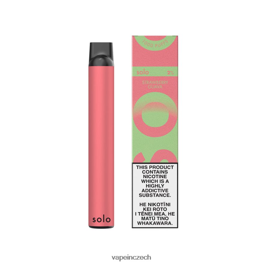 Vape Czech Republic - Solo jednorázová kolekce vape paradise J2Z68T21 jahodová guava