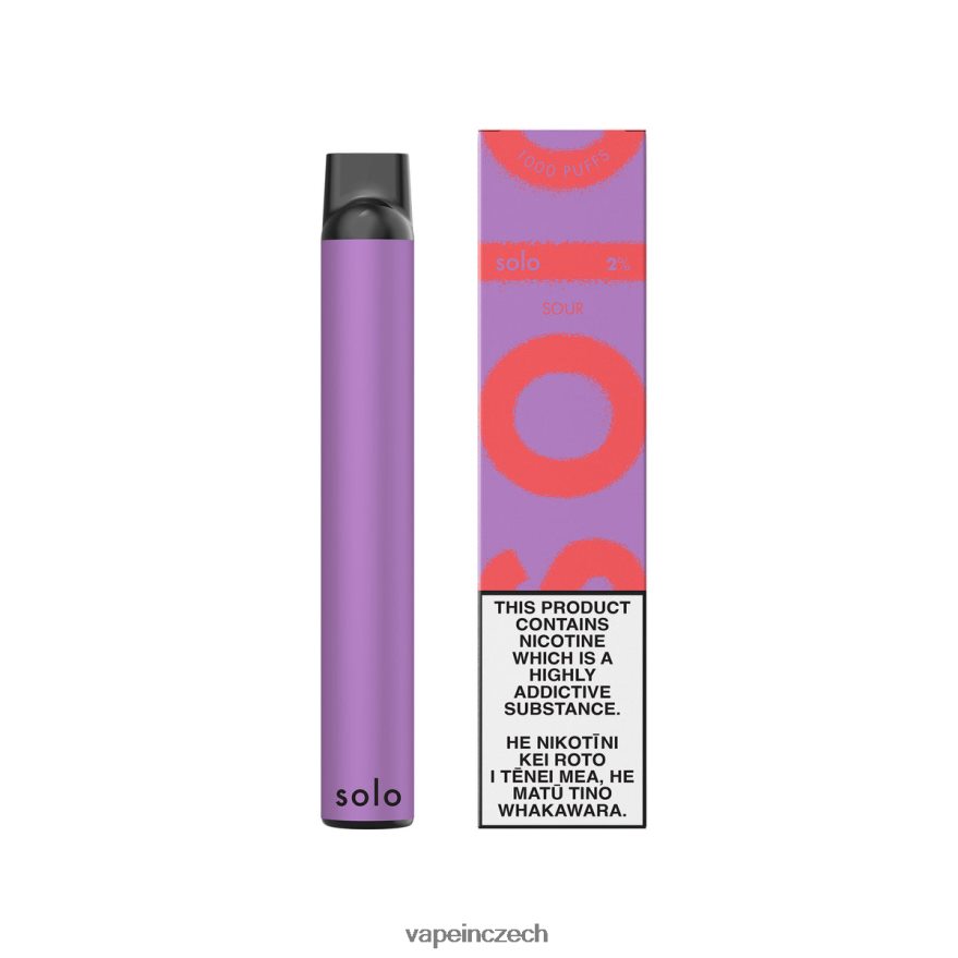 Vape Czech Republic - Solo jednorázová vapa J2Z68T3 kyselý