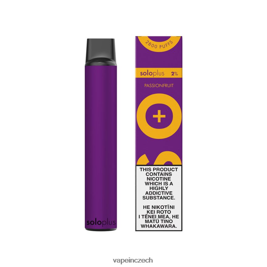 Vape In Czech - Solo Plus jednorázová vapa J2Z68T29 mučenka