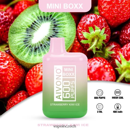 Vape Czech Republic - jahodový kiwi led Aivono AIM MINI BOXX 600 L8HL2P234