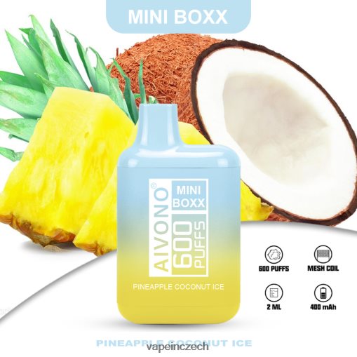 Vape Shop Brno - ananasová kokosová zmrzlina Aivono AIM MINI BOXX 600 L8HL2P238
