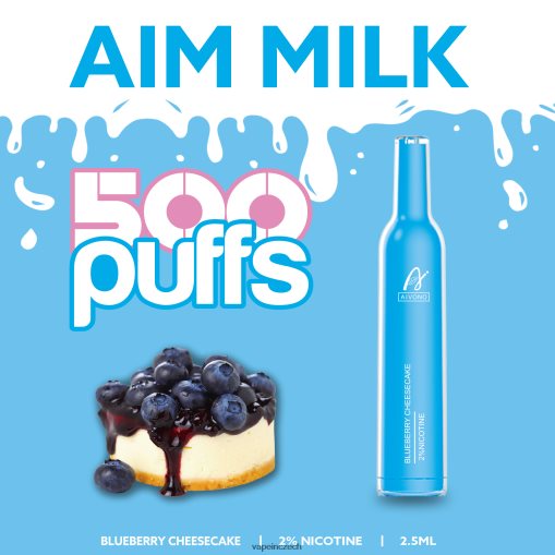 Vape Shop Brno - borůvkový tvarohový koláč Aivono AIM MILK 500 L8HL2P274
