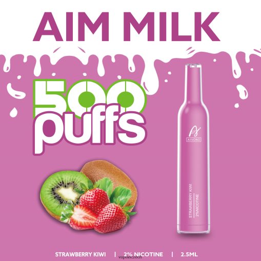 Vape Shop Brno - jahodové kiwi Aivono AIM MILK 500 L8HL2P271
