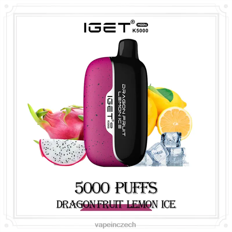 Vape Czech Republic - dračí ovoce citronový led IGET Moon 5000 kč RZ86020