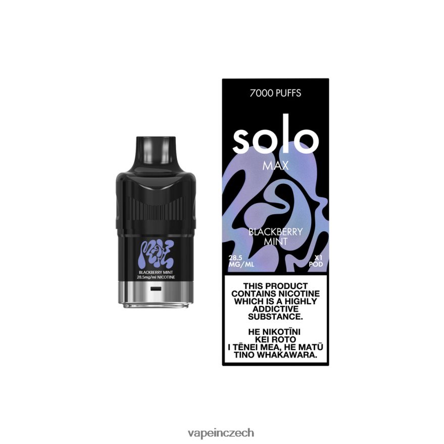 Vape Shop Brno - Solo MAX lusk J2Z68T73 ostružinová máta