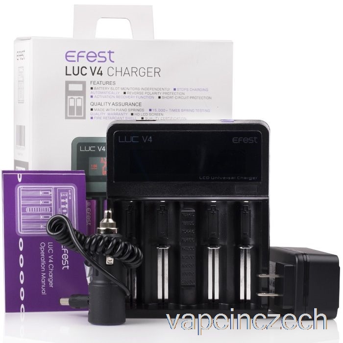 Efest Luc V4 Lcd Nabíječka Vape Pero