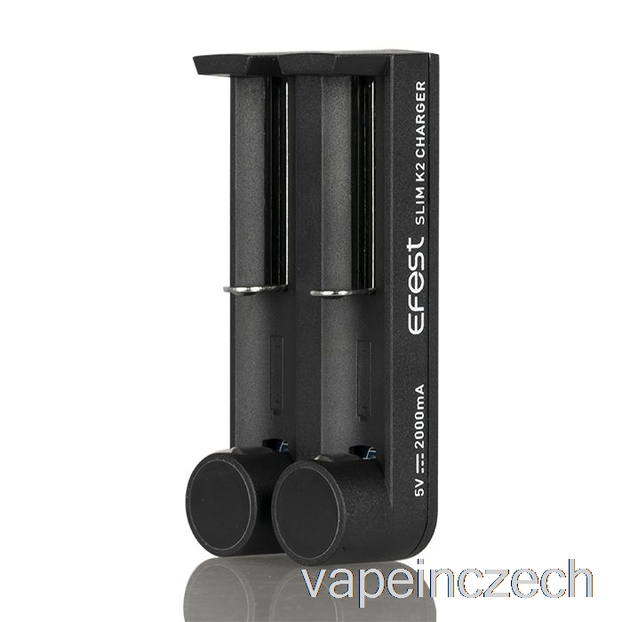 Efest Slim K2 Dvouslotová Nabíječka Baterií Vape Bez Nikotinu