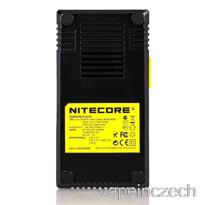 Nabíječka Baterií Nitecore D2 (2 šachty) Vape Bez Nikotinu