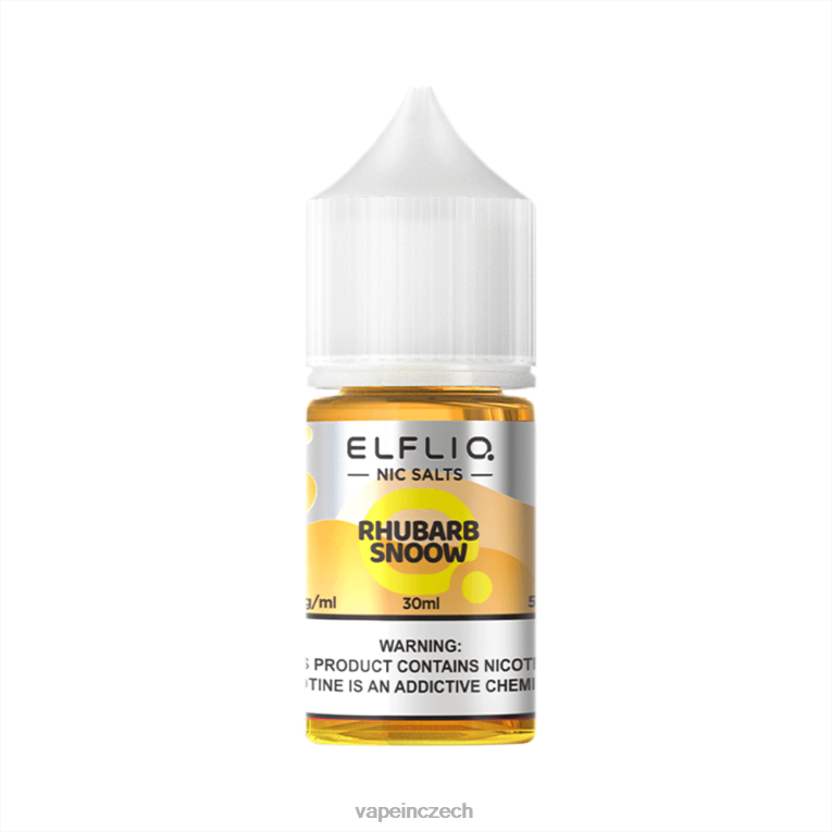 Rhubarb Snoow V2XVJ26 ELFBAR ELFLIQ Nic sůl 30 ml