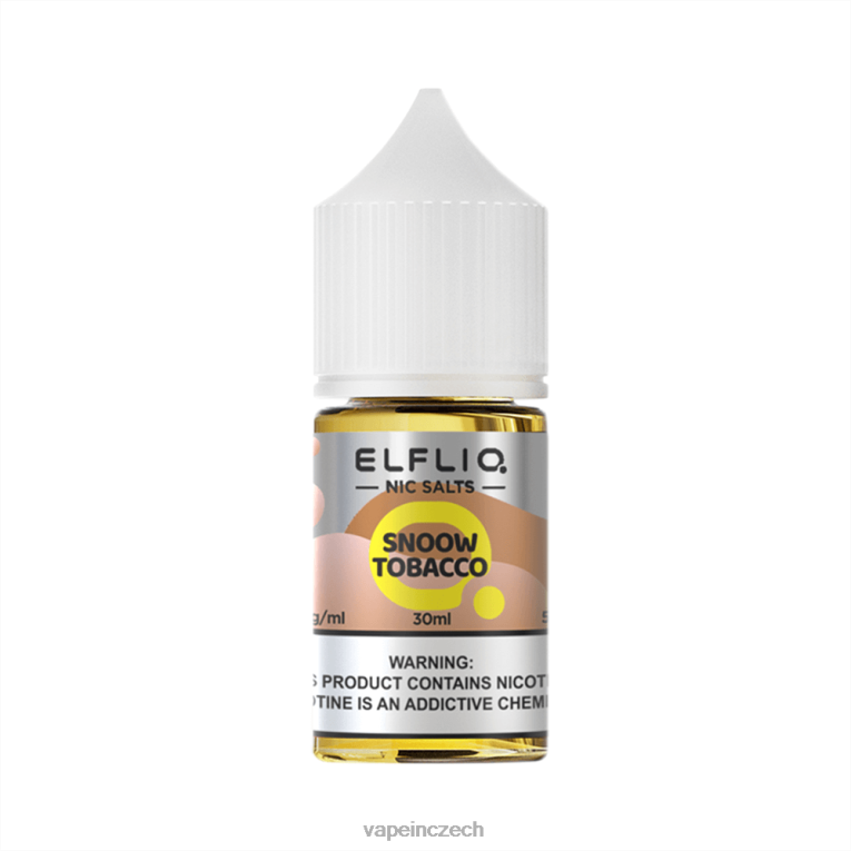 Snoow Tobacco V2XVJ27 ELFBAR ELFLIQ Nic sůl 30 ml