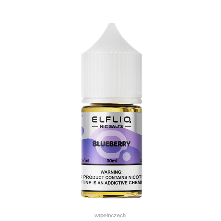 borůvka V2XVJ11 ELFBAR ELFLIQ Nic sůl 30 ml