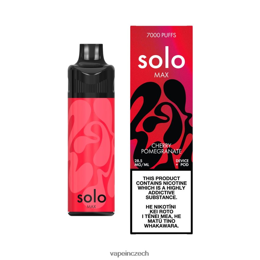 Vape Czech Republic - Solo MAX pod kit J2Z68T66 třešňové granátové jablko